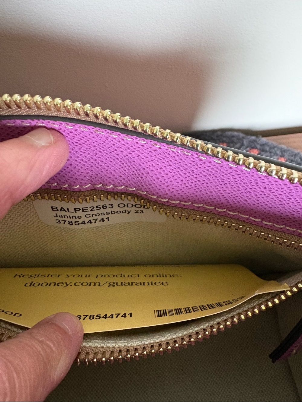 Dooney & Bourke Vibrant Pink Crossbody - Picture 5 of 5